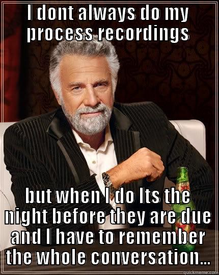 SocialWrkallday's tweet image. Only one process recording left! Couldn&apos;t be happier :-D   #mswproblems #socialworkproblems #processrecording
