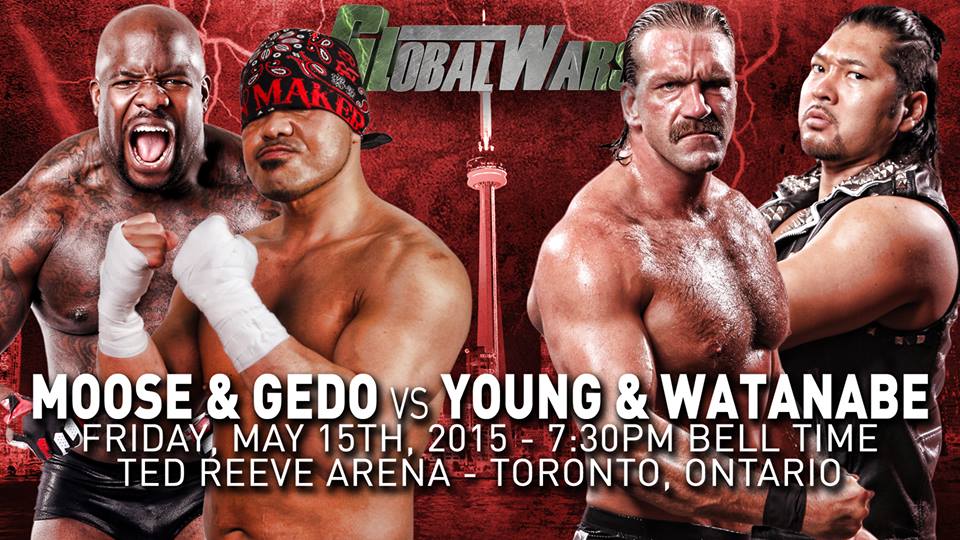 Get to mark @SilasYoungROH & @MooseNation69 off the wrassling bucket list to see @ringofhonor #GlobalWars #Toronto