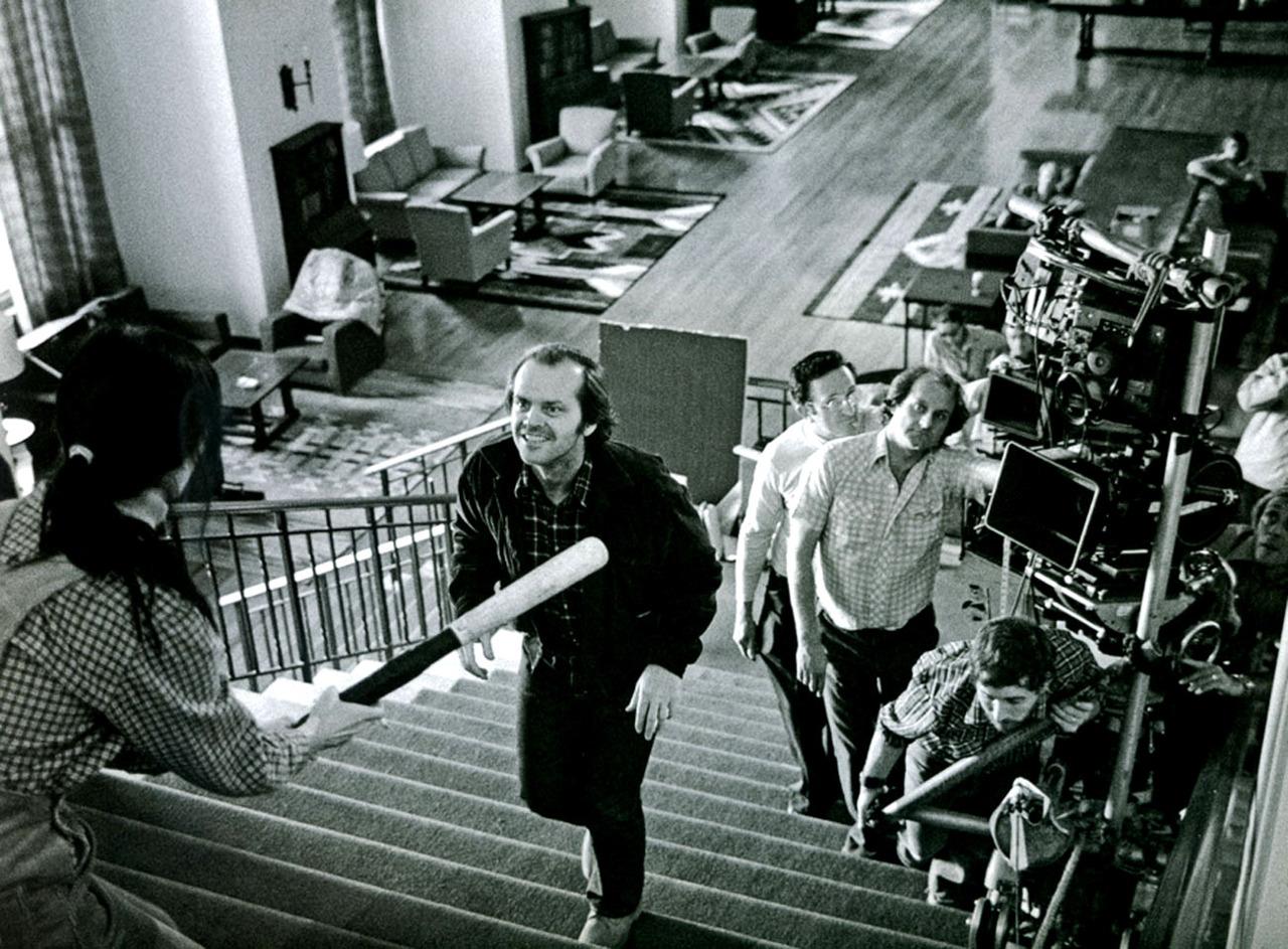 Happy birthday Jack Nicholson, seen here on the set of THE SHINING (probably looking for birthday cake). 