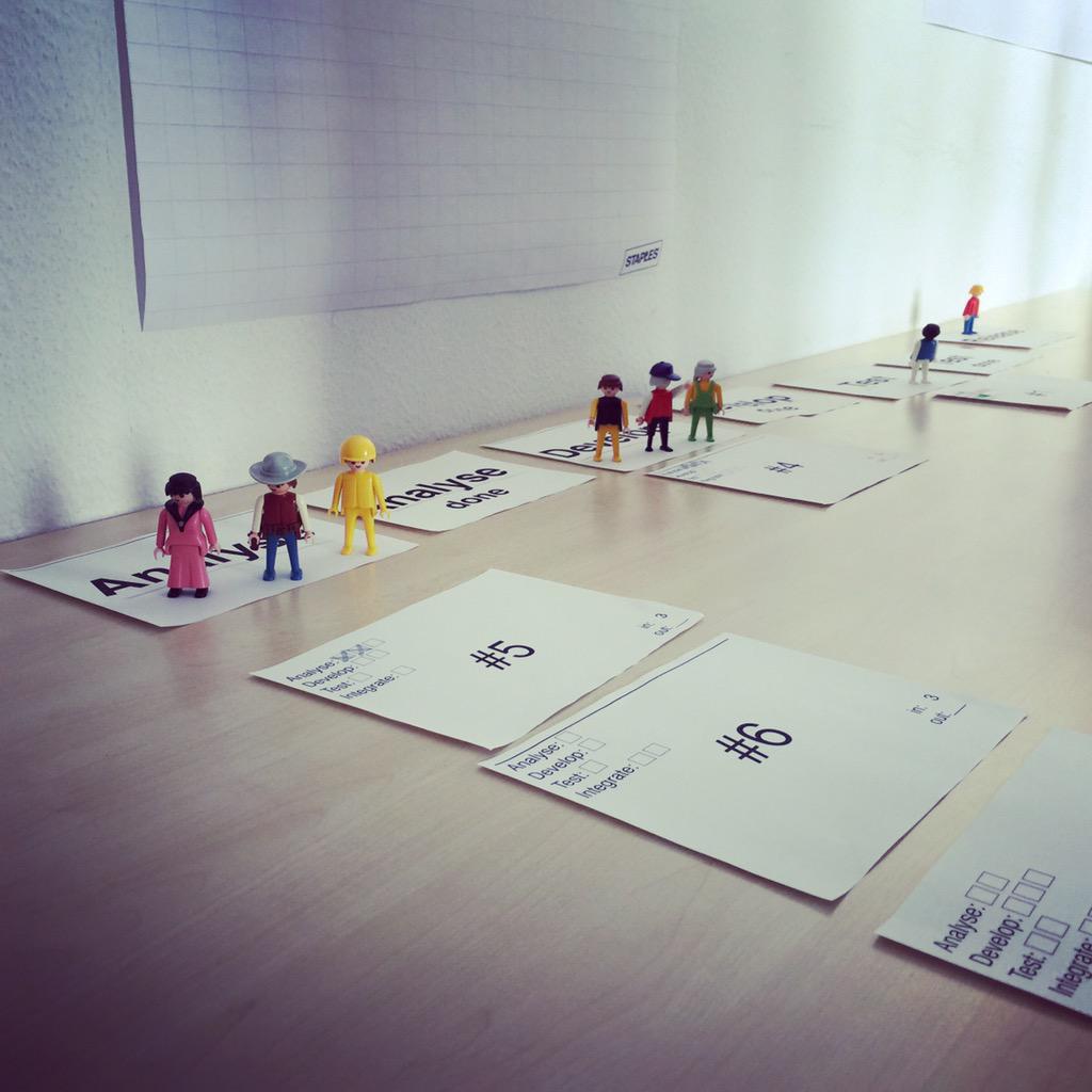 arne_henkes's tweet photo. Warum ich #Kanban spontan mag? Sehr niedrige Einstiegshürde, sehr transparent, visuell & haptisch. #goodworkshop http://t.co/qkfhR63Njv