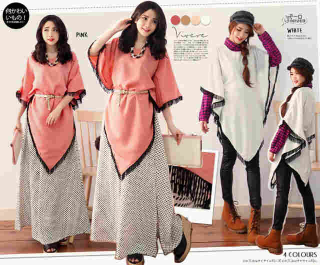 Cicy_Collection's tweet photo. Boho Fringe Loose Top • 75rb • Bhn thick twist fit to L http://t.co/IJKKrxYWh7