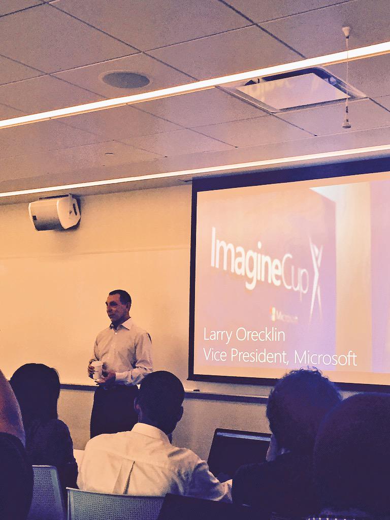 nitipaudyal's tweet image. &quot;Your pitch is everything&quot; - Larry Orecklin @MSFTImagine #ImagineCup #MicrosoftStudentPartner