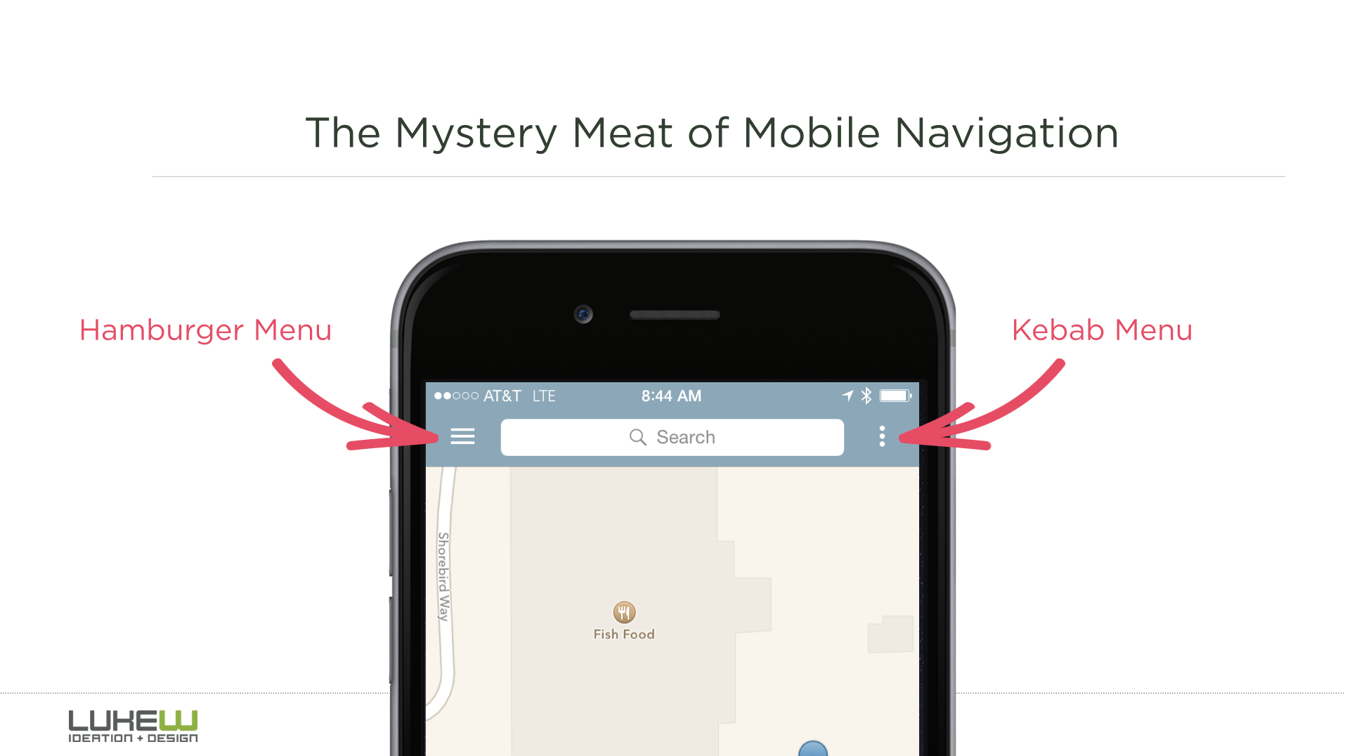 Mystery meat of mobile navigation: the hamburger & kebab.3/3. 
