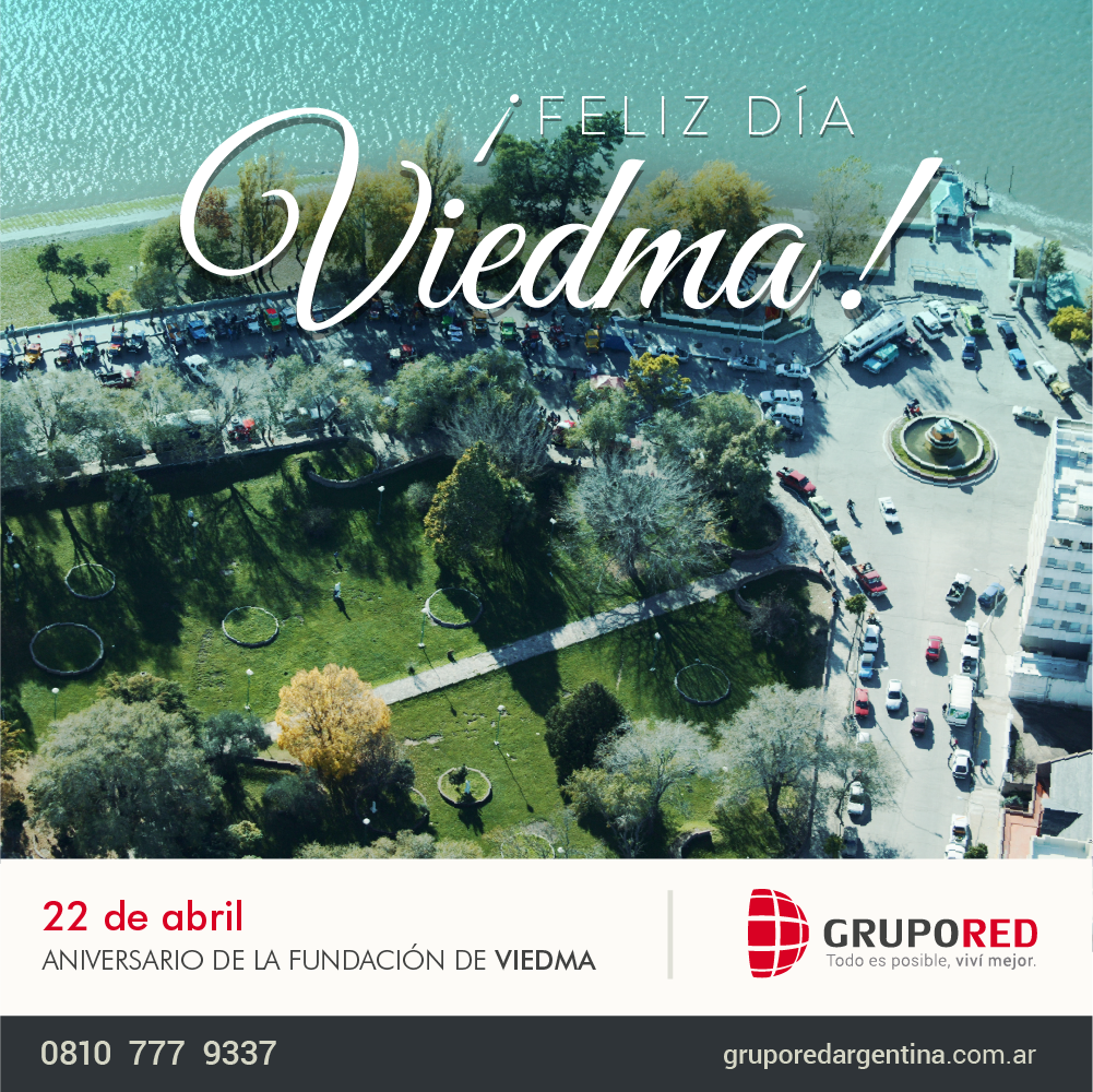 GRUPOREDarg's tweet photo. Feliz aniversario #Viedma! Saludamos a la ciudad en un nuevo cumpleaños. #GRUPOREDSucursales #GRUPOREDArg http://t.co/F1O2Lvedei