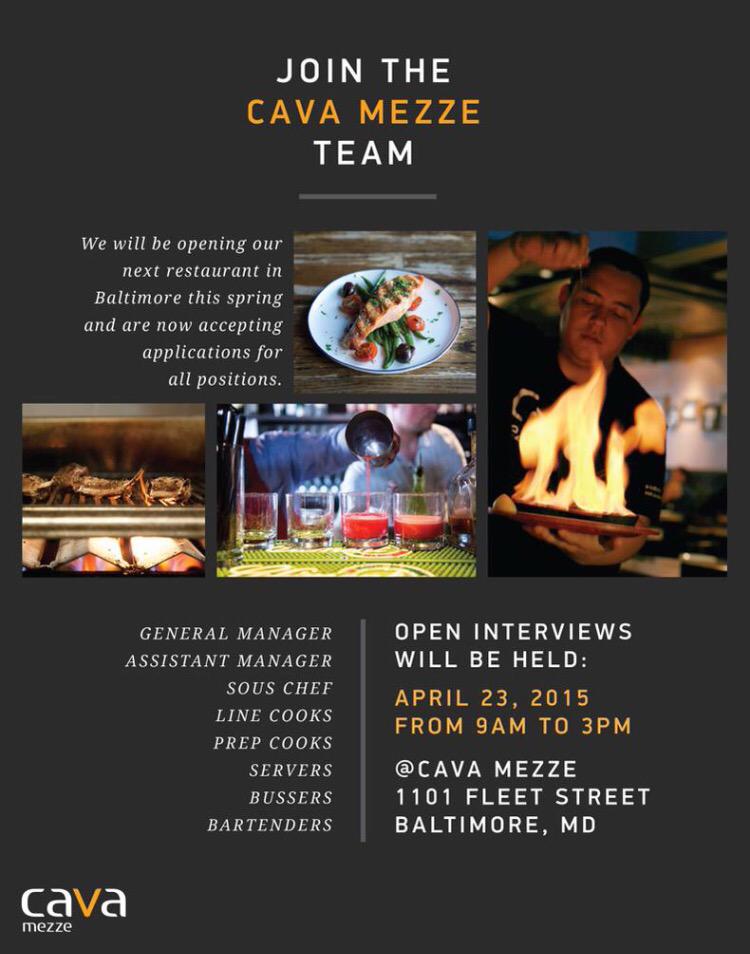 Join our Team: Tomorrow we will be on the corner of Fleet St. &amp; Central Harbor East!