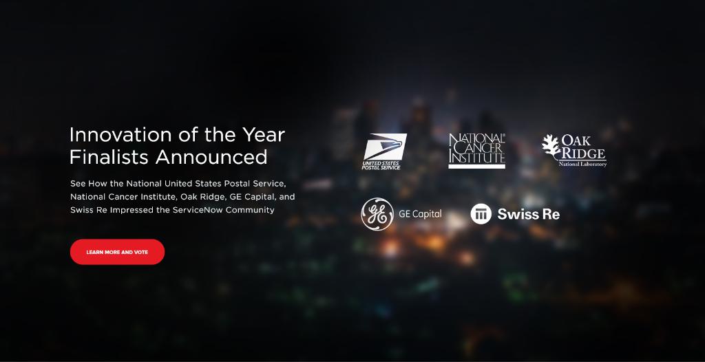 Vote for Innovation of the Year by 1:30PM! Winner will be announced today in Tradewinds D/E/F spr.ly/6011fKTb