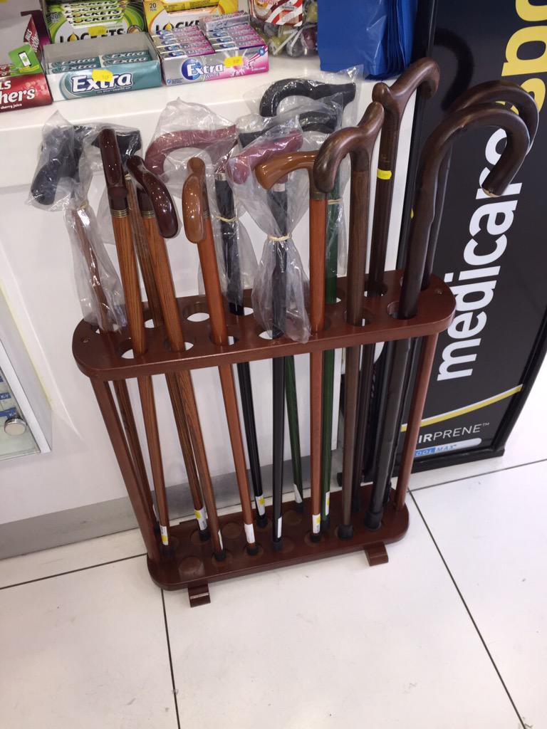ReenaPharmacy's tweet photo. New range of walking sticks in our Crouch End and Finchley shops. http://t.co/fLA4WrhN1t