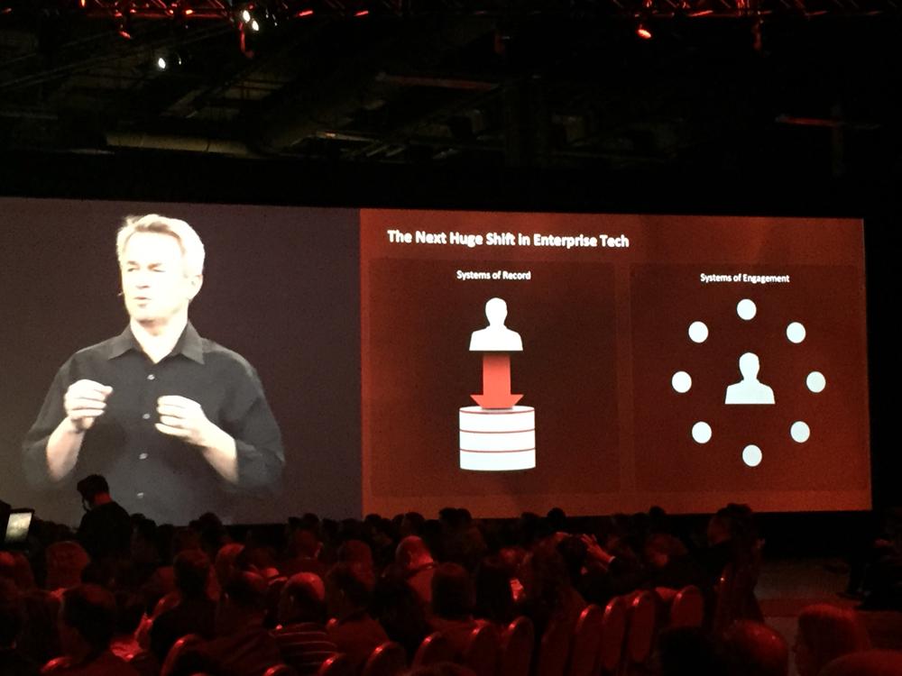 "Systems of engagement is where folk go to get something done" Fred Luddy #ServiceNow #Know15