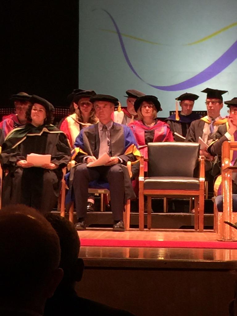 janet_clinton's tweet photo. John Hattie receiving an honorary doctorate from the IOE today #ioegraduation http://t.co/Y89JVLmbCo