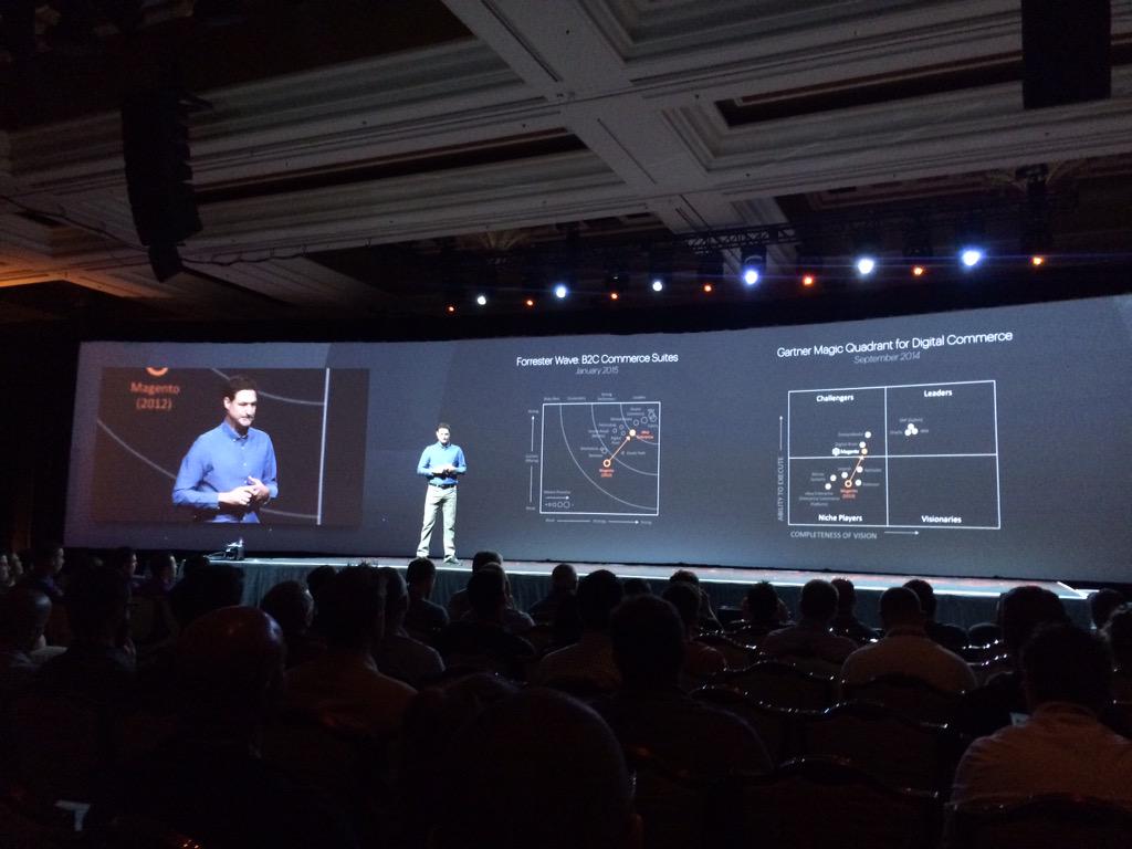 blackbooker: Magento growth show. On the charts. Awesome. #ImagineCommerce http://t.co/3GkwNQmtMY