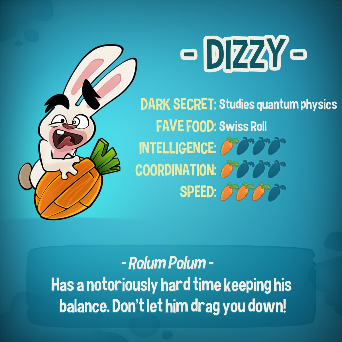 RunSheldon's tweet image. Meet Dizzy!
#MeetTheHares #RunSheldon #NeverGiveUp #mobilegames #iOS
