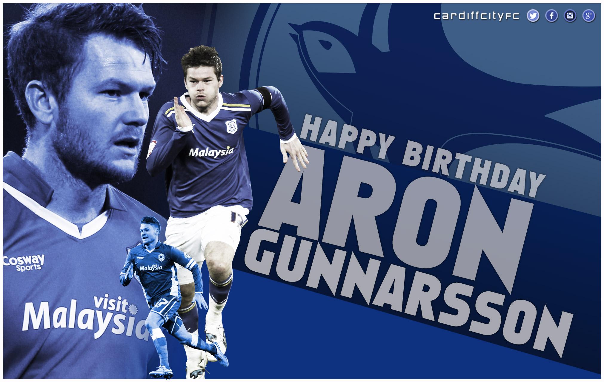 Happy birthday to Aron Gunnarsson. Enjoy the rest of the day Gunnar! 