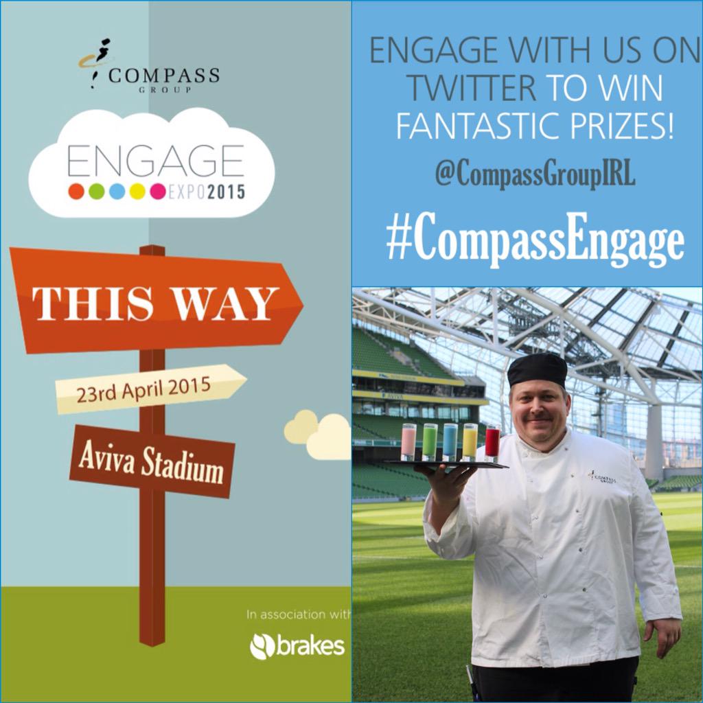 CompassGroupIRL's tweet photo. Set up is almost complete in the @AvivaStadium_ for #CompassEngage Looking forward another exciting day! http://t.co/rIGvBepbX6