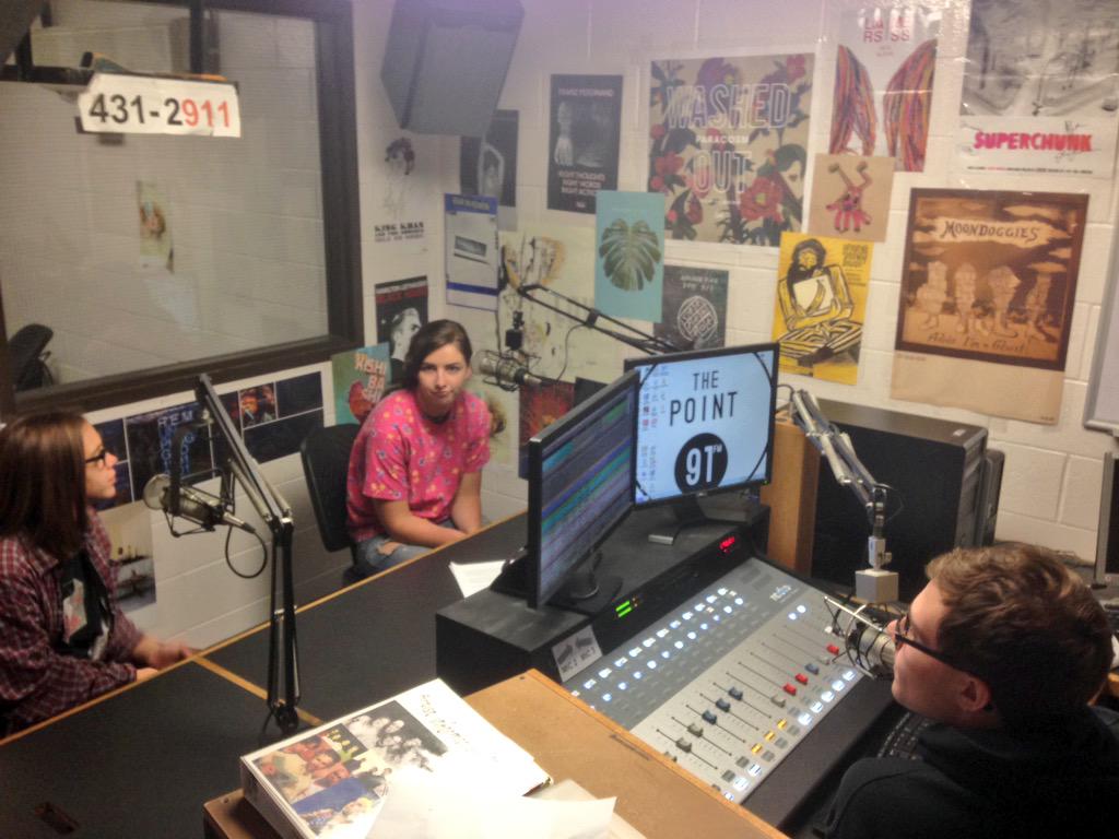 ericdefreeuw's tweet photo. Hanging out at @ThePoint91 celebrating @HSRadioDay! #HSRD2015 http://t.co/VxWLZvf0sN