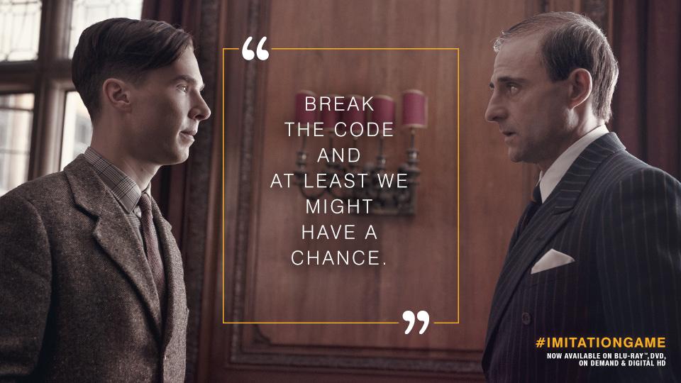 Think victory. Watch #BenedictCumberbatch and #MarkStrong in The #ImitationGame. bit.ly/OwnImitationGa…