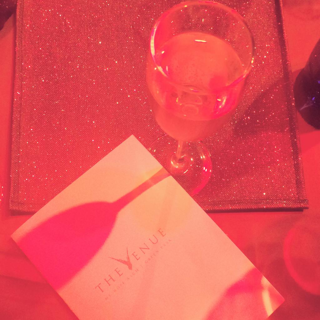 Champagne <a href="/TheVenueMA/">The Venue</a>...what a treat #melrosearchicons