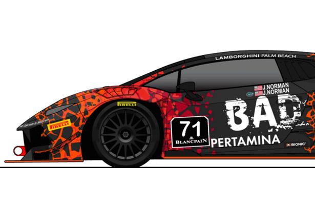 sportscar365's tweet photo. Bad Lambo Racing Launched, Norman's to Drive New Huracan: http://t.co/o6w32YPB5q @jimnormanmd @Lamborghini #IMSA http://t.co/4P6IUaH8x0