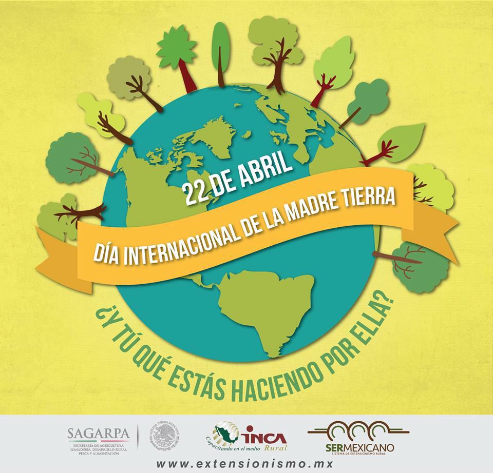ExtensionismoM's tweet photo. #SERMexicano Día Internacional de la Madre Tierra @GGroxanaaguirre @JorgeGaloMedina @Enrique_MtzyMtz @SAGARPA_mx http://t.co/kE1TYnkP84