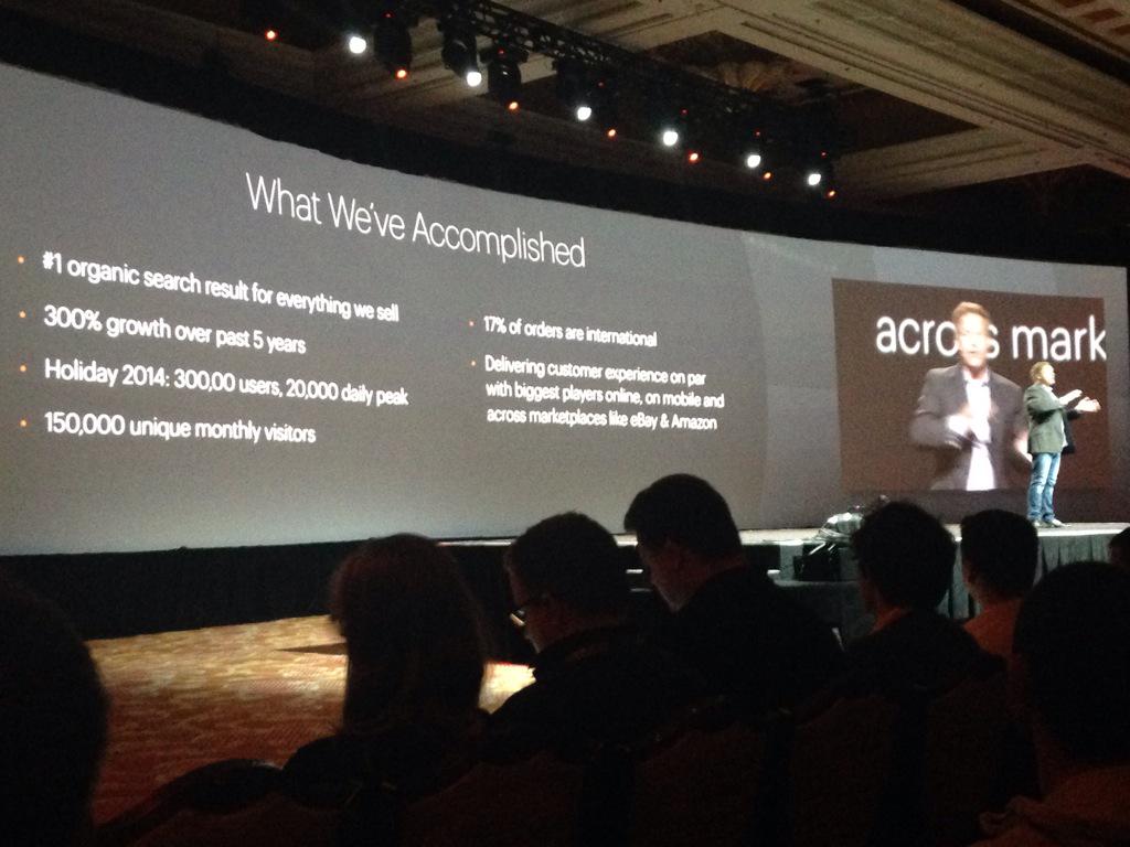 ross_kramer: Long time Listrak customer Alex Cranmer at #ImagineCommerce.  Proud to know @listrak played big role in 300% growth http://t.co/j70qljBd0a