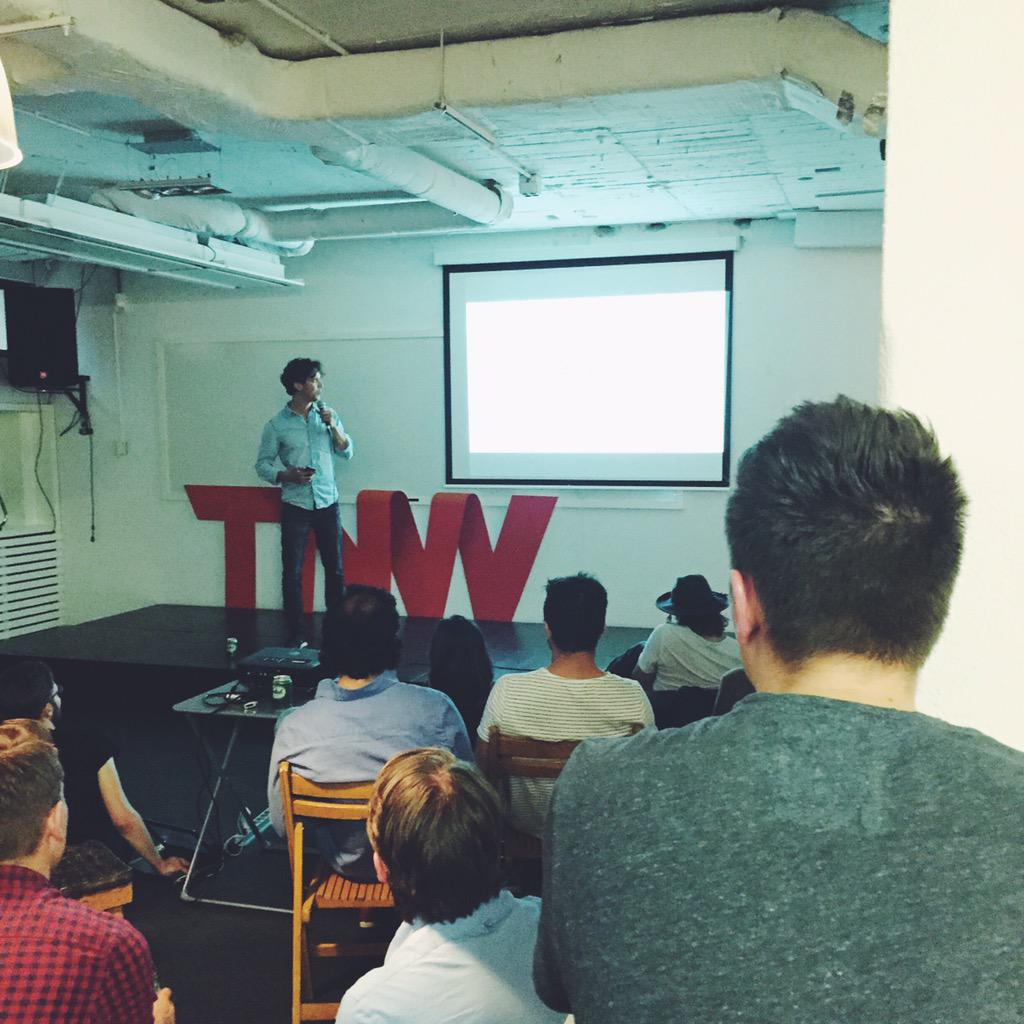hellospencerNL's tweet photo. Pitching at @ProductHunt's meetup about how Spencer grew from @saddlit's side project into a lot more ;) #phnl http://t.co/yUsySStpWP