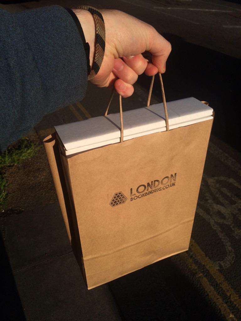 ryannell's tweet photo. Double whammy just collected the 2nd ever copy of #theshadowdreams photo book from @LDN_Bookbinding. It is perfect!! http://t.co/HKC4OHTg4e