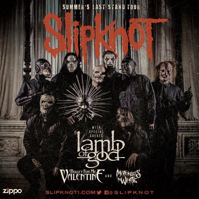 #xtremeinfo Slipknot, Bullet For My Valentine, Lamb Of God dan Motionless In White akan tour bersama