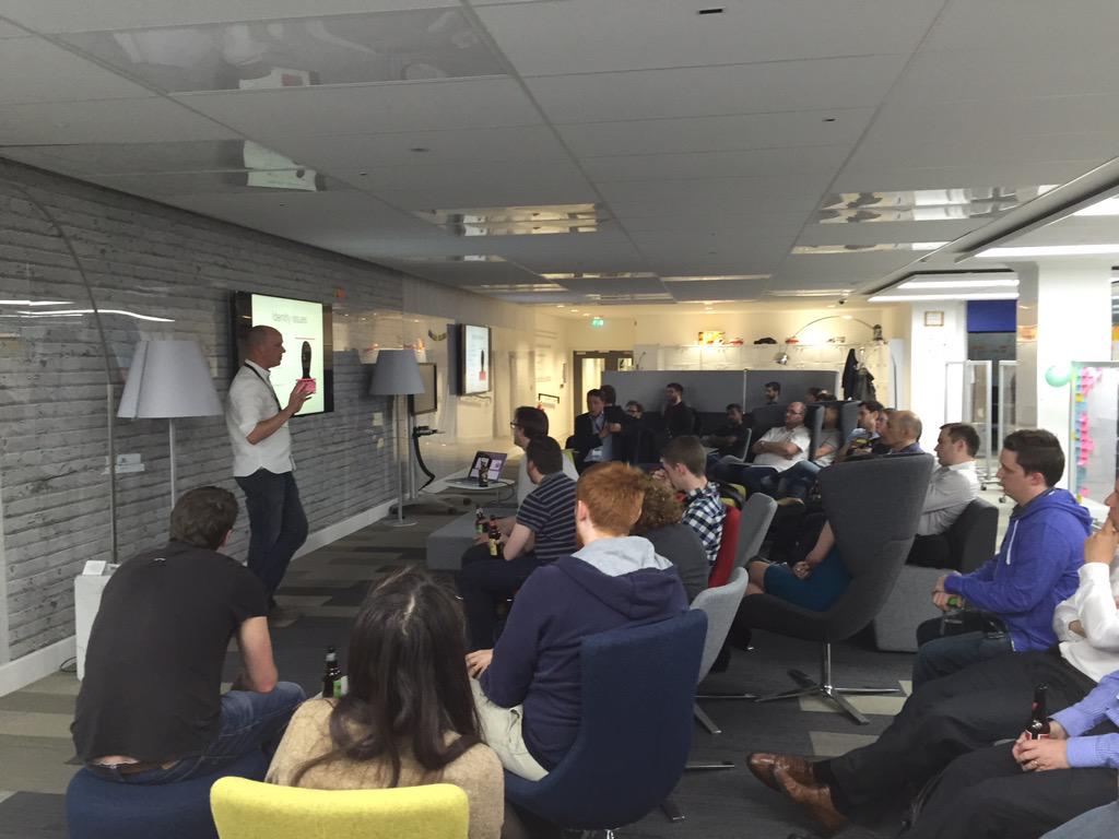 NottAgile's tweet image. Full house for talking Product Owners with @leighpwhite