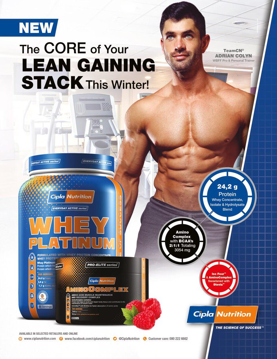 Lean Gains - here WE come! Stack the odds in your favour! @addiewbffpro #CiplaNutrition #TheScienceofSuccess