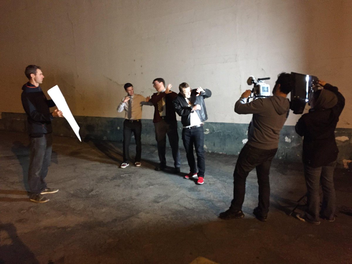 theothercola_'s tweet photo. @abatecolasan operating on the final night of Milkshake. What’s happening here? #webseries #filmmaking #indiefilm http://t.co/J5SDStmFou