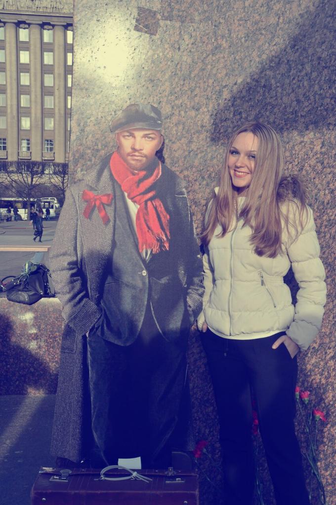С Лениным на митинге стоим :-)
#LeninLives