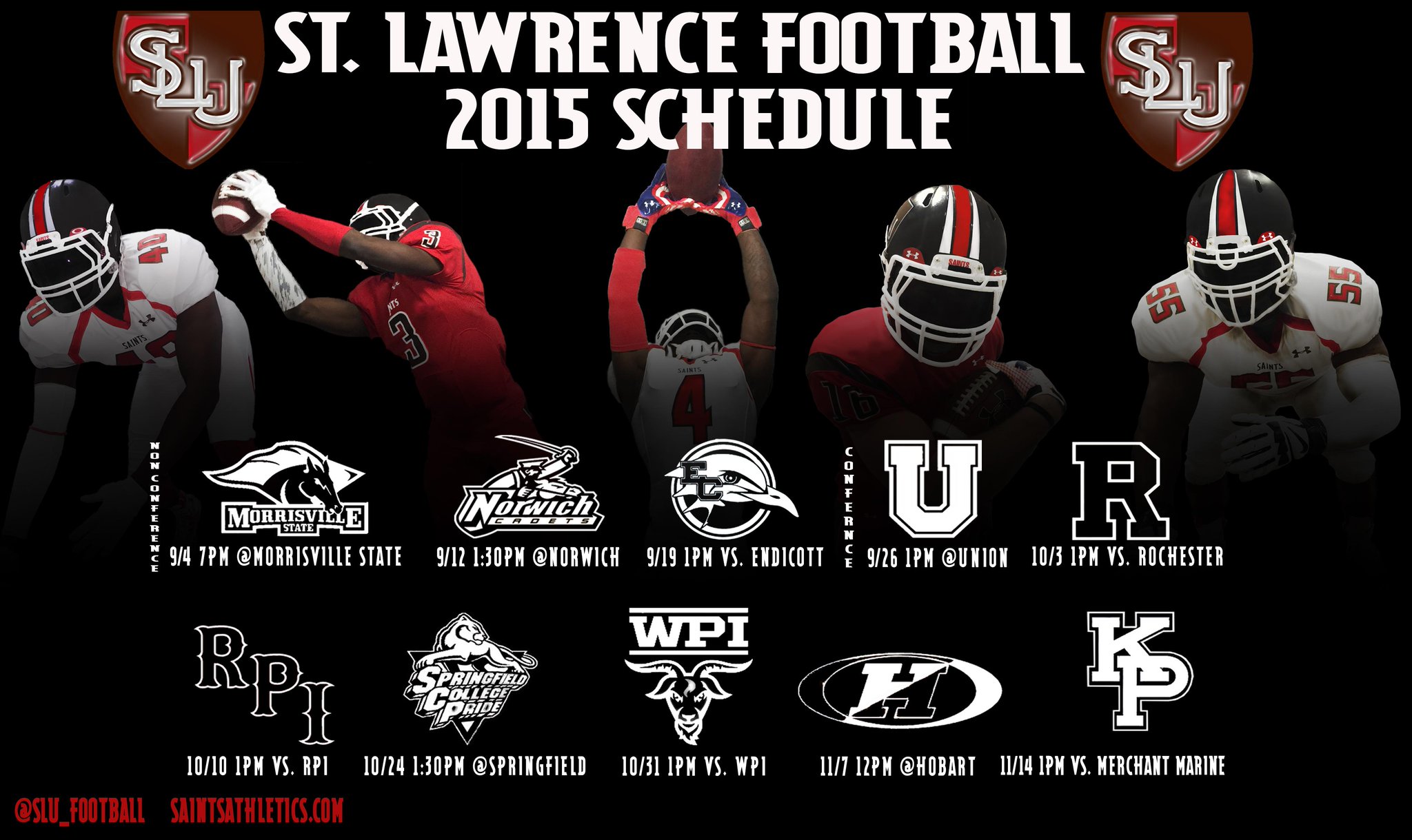 St.Lawrence Football on Twitter: "Here is your 2015 SLU football