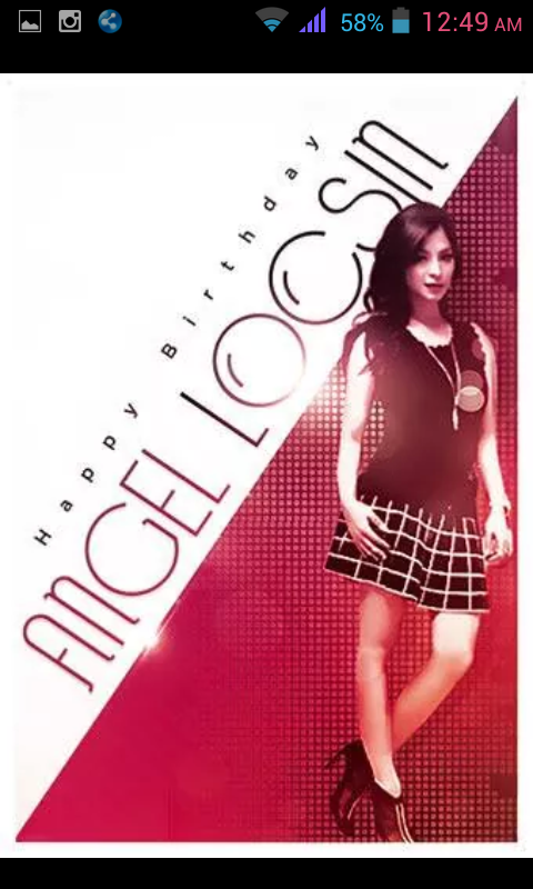 Happy birthday my sistah :* Angel Locsin labyuuuu always. Hahaha lol <3 