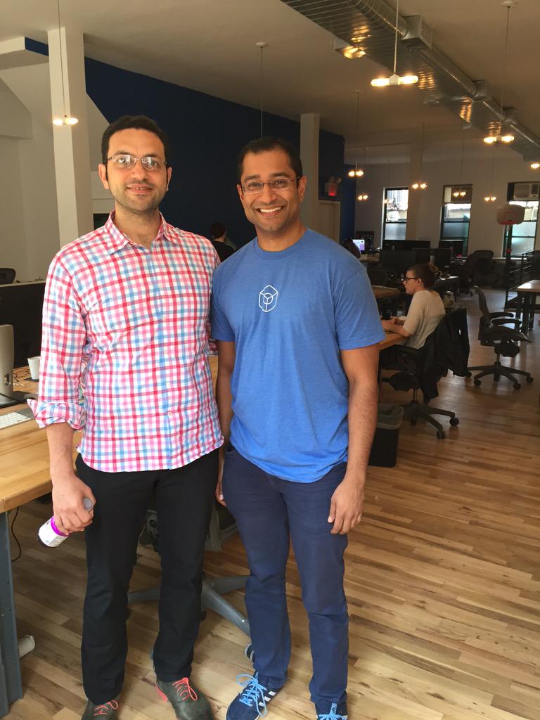 amishjani's tweet photo. At the hype new @Bluecore offices. #0to100realquick cc @fries_no_r @marram http://t.co/LcVNPWvRst
