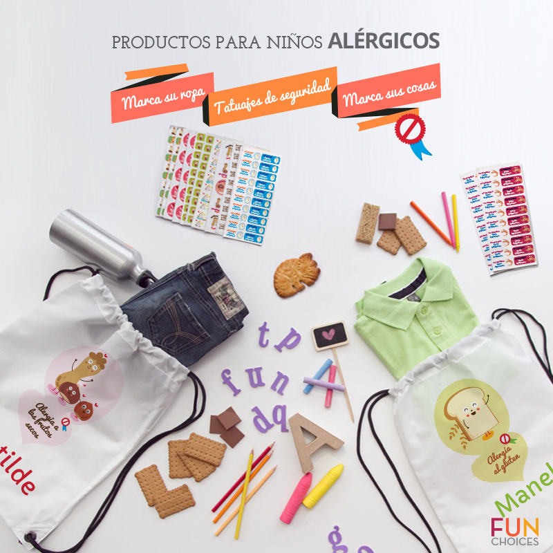 FunChoices's tweet photo. Avisa en el cole de las alergias de tu hij@ con nuestros productos personalizados #IdeaFun http://t.co/r1pYXrnDnR http://t.co/dGdblhacQJ