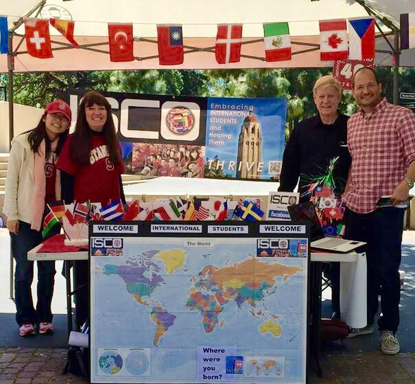 IscoStanford's tweet photo. International students at #Stanford come say hi and represent your country today in front of Tresidder! http://t.co/WWQJe6z0Qw