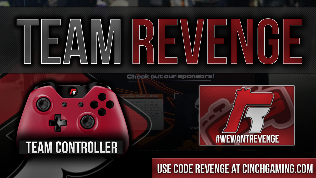 CinchGaming's tweet image. Check out the @RevengeGamingHQ Official Team Controllers! 

Link: cinchgaming.com/custom_pro.php…

#WeWantRevenge