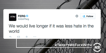 AllDef's tweet photo. Why ya'll still hating?
@ASAPferg ๐ #TweetsWeFuckWith http://t.co/llIGPTTMOK