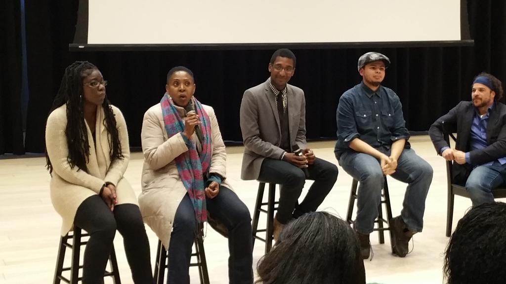 oanndivine's tweet photo. Attending the Emerging Lens Film Festival- Black Film Makers at Halifax Central Library this evening. Wonderful!! http://t.co/yMBRupKaIg