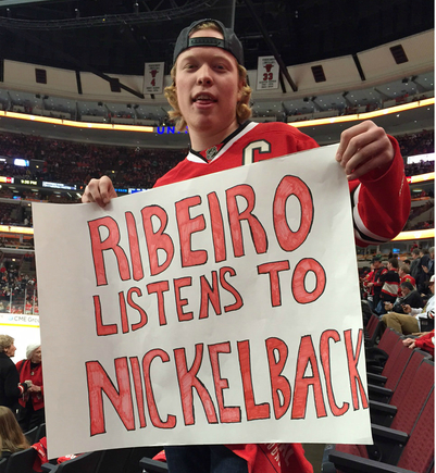 #Blackhawks fans have no love for Mike Ribeiro, but did this guy go too ...