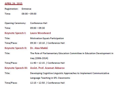 EltVesal's tweet photo. Keynote speeches of #VESAL2015 http://t.co/EnSTSgKCbA