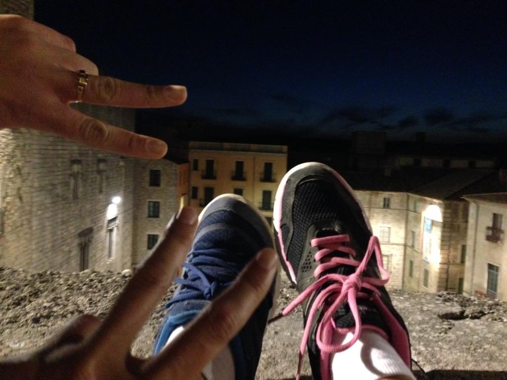 Anna_BH_'s tweet photo. Sortida finiquitada, coronant escales de la catedral 😅 #Girona #sumantkms #bontàndem http://t.co/rkXblXpNUs