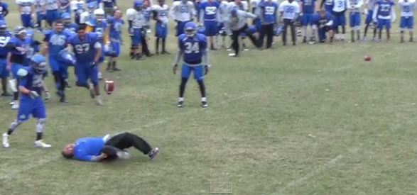 espn's tweet photo. Forget dizzy bat -- dizzy punt is what it's all about. Thank you, Dakota State coaches. WATCH: http://t.co/FlxplJ6BGQ http://t.co/PdgCcKjXjD