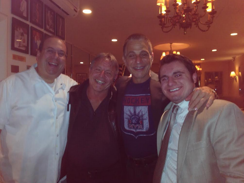 A belated Happy 64th Birthday to my good friend Tony Danza. Here he is w/ his younger brother Matty & my son Joseph. 