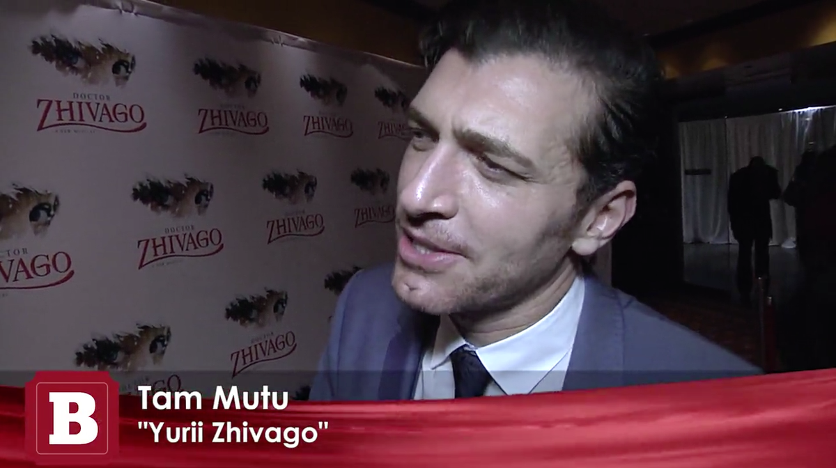 BroadwayTeeVee's tweet photo. #Video | @ZhivagoMusical, An Epic #Love Story, Opens on #Broadway! Opening Night Interviews: http://t.co/vZAMR6j6QB http://t.co/sZH08VzvI6