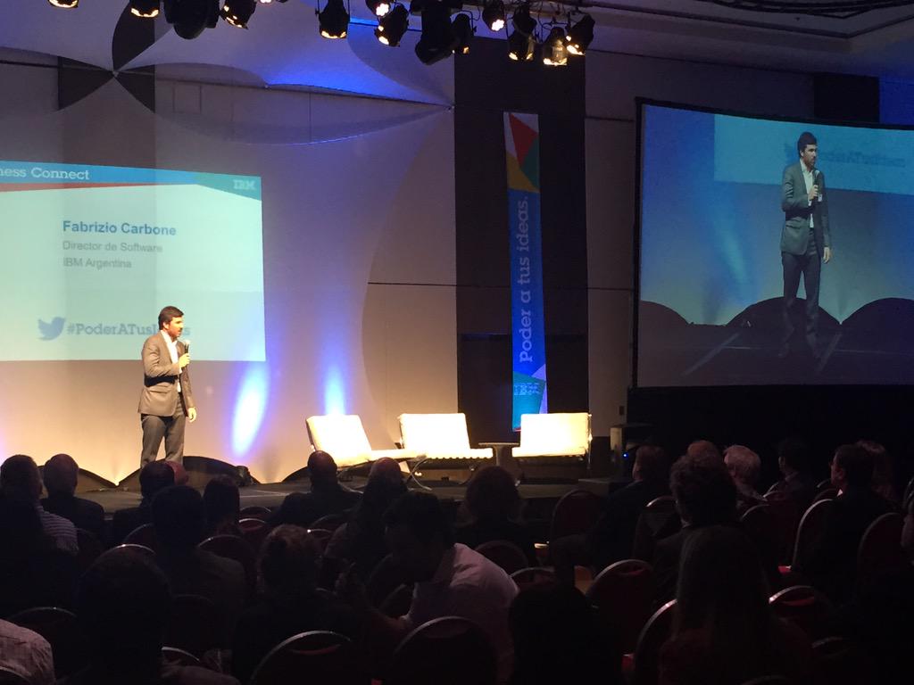 diazaguirrea's tweet photo. #PoderATusIdeas 

Great day, great event #Businessconnect #Argentina #ibm

Thanks @IBMArgentina !!! http://t.co/c0qifheqfz