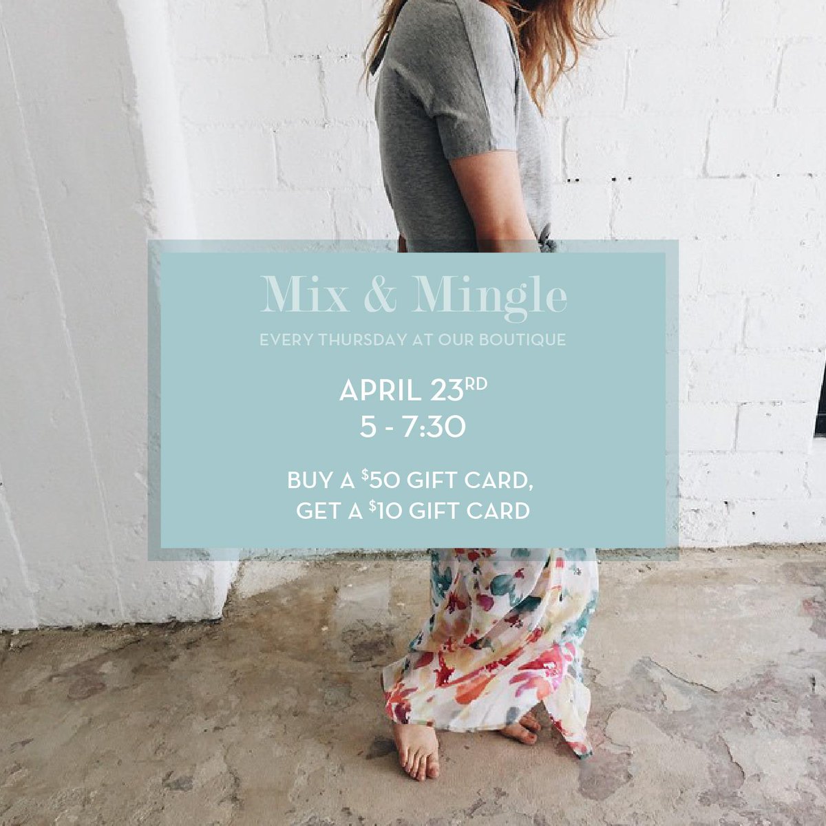 ShopLilyViolet's tweet photo. Share the love for Mother's Day! Buy a $50 gift card during Mix &amp; Mingle and get a $10 gift card on us. http://t.co/1QDr5VI2bo