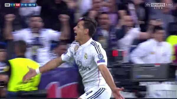 FutboolFichajes's tweet photo. ¡¡FINAL!!
REAL MADRID 1-0 ATLÉTICO. #UCL 

¡¡EL EQUIPO BLANCO PASA A SEMIFINALES GRACIAS A CHICHARITO HERNÁNDEZ!! http://t.co/wEaGC0gRFf