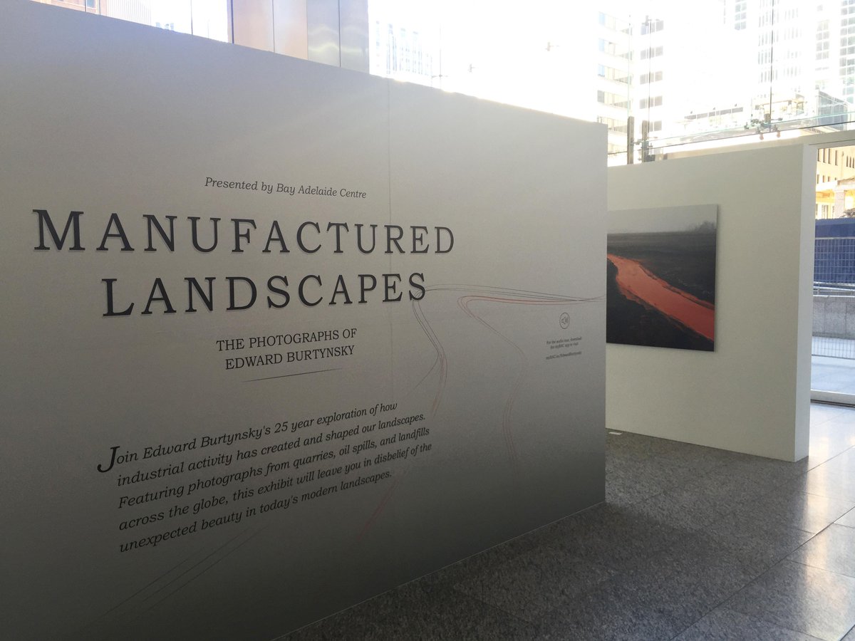 Come to the East Lobby and see our #EarthWeek photography Exhibit featuring @EdwardBurynsky bit.ly/1HqKeUQ
