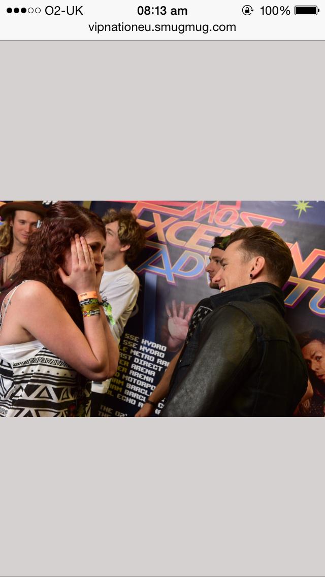 DanielleeD94's tweet photo. When I first met @itsDannyJones and cried :p #McBusted That day doesn't feel real at all! :p http://t.co/yYK3703SSl