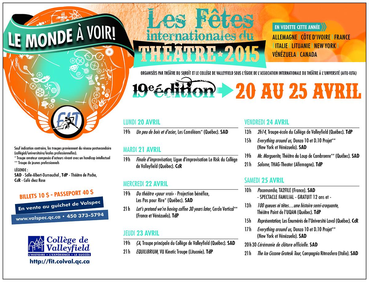 LoupdeCambronne's tweet image. ira présenter ''M. Marguerite'' ce vendredi, dans le cadre des Fêtes internationales du théâtre 2015 de Valleyfield!